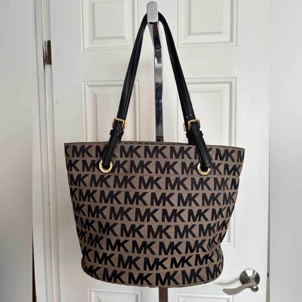 Michael Kors Black and Brown Tote